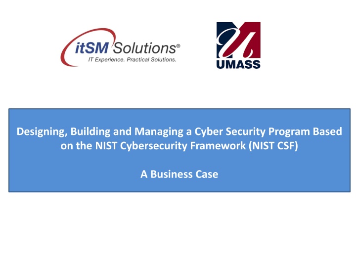 Building a Cyber Security Program