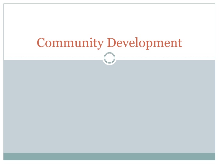 Community Development: A Path to National Progress