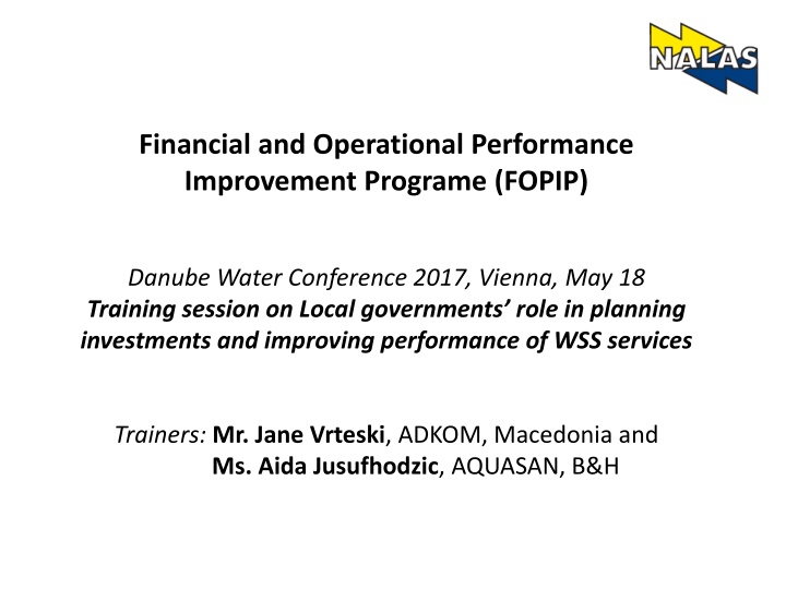 financial and operational performance improvement n.w