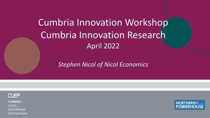 Understanding Innovation in Cumbria's Business Landscape