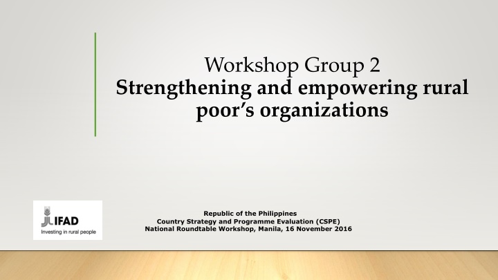 Roles of Diverse Groups in Economic Empowerment