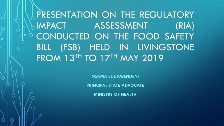 Enhancing Food Safety Regulations in Zambia