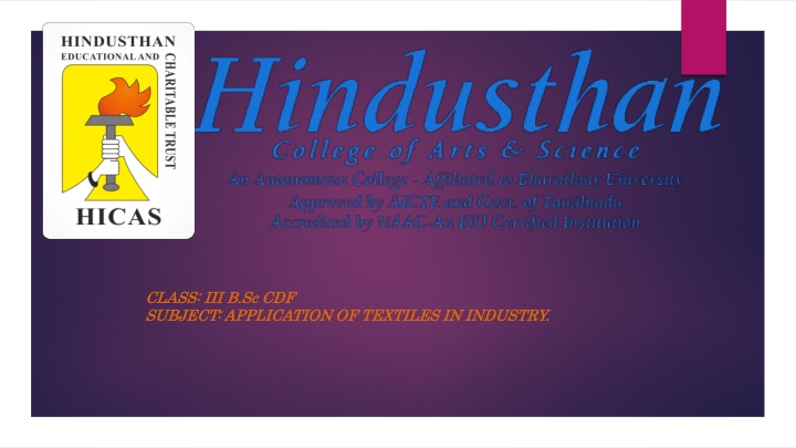 Application of Textiles in Building and Construction