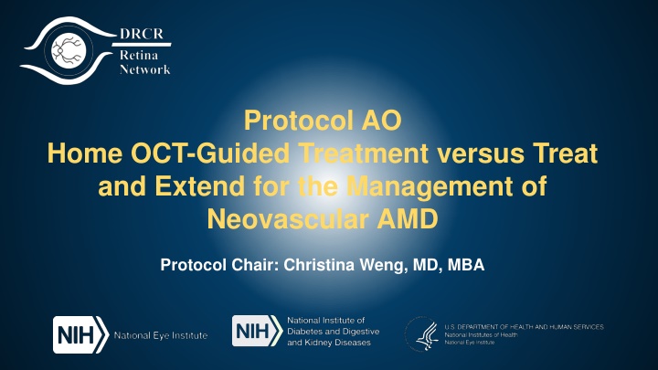 Home OCT vs. Treat & Extend for Neovascular AMD Management