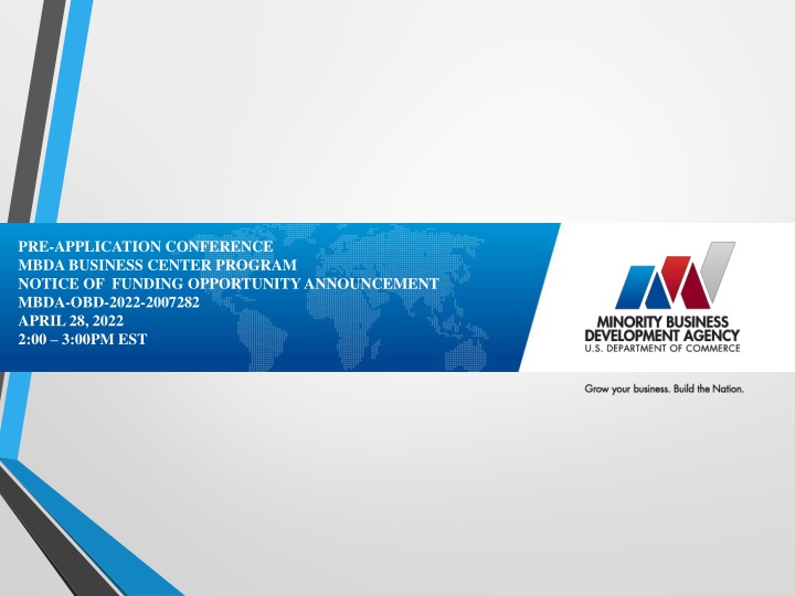 pre application conference mbda business center n.w
