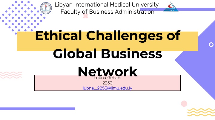 libyan international medical university faculty n.w