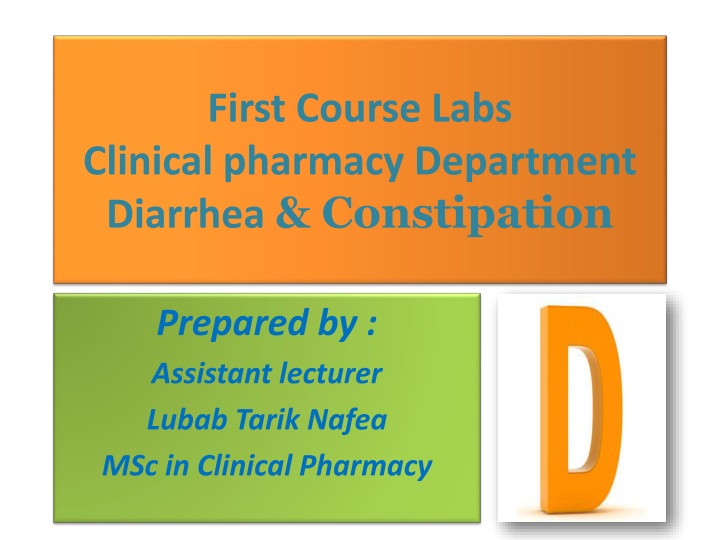 Constipation Overview and Bulk-Forming Laxatives