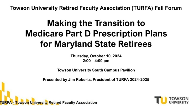 towson university retired faculty association n.w