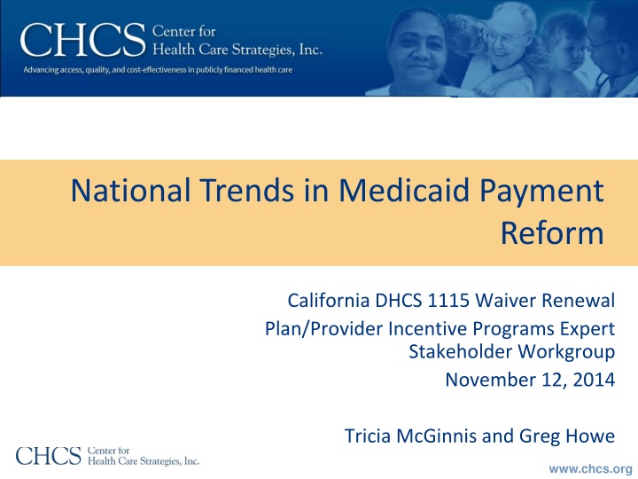 national trends in medicaid payment n.w