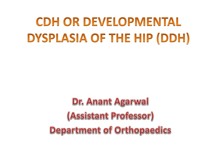 Developmental Dysplasia of the Hip (DDH) Overview