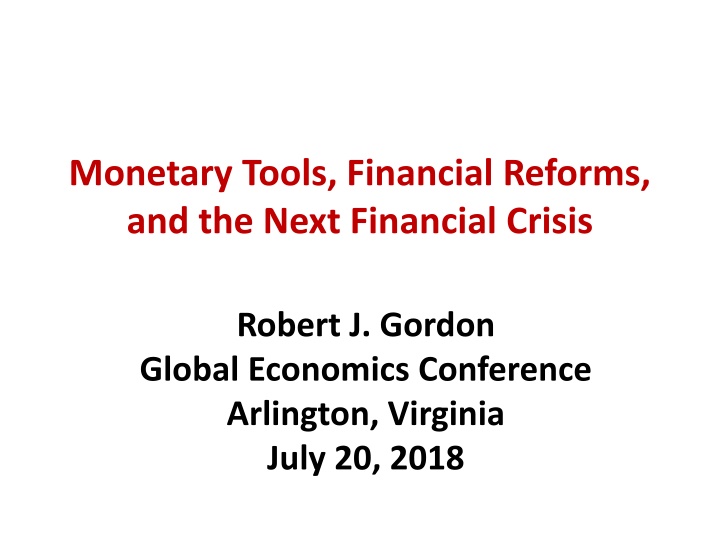 Global Financial Trends and Historical Patterns