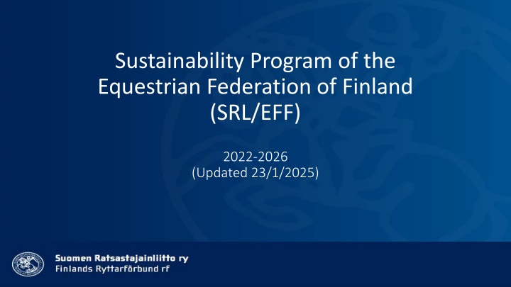 sustainability program of the equestrian n.w