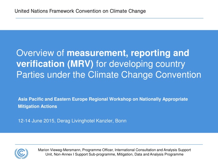 overview of measurement reporting n.w