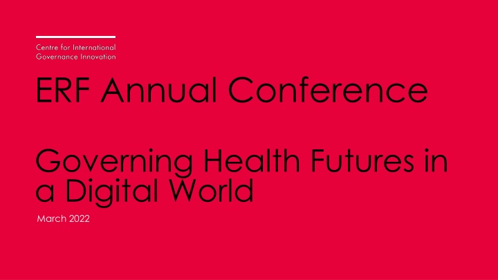 erf annual conference n.w