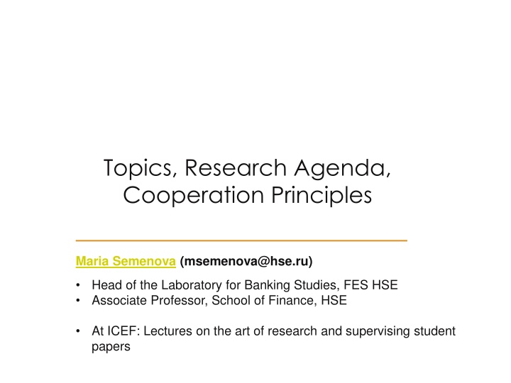 Banking and Household Finance Research