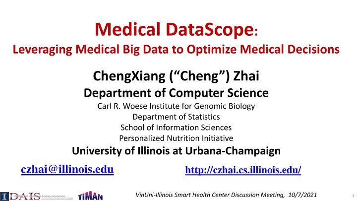 Leveraging Medical Big Data for Optimizing Decisions in Healthcare