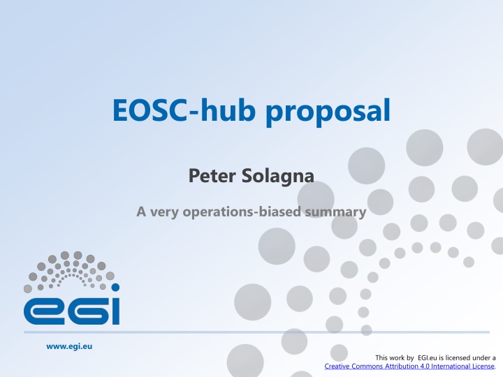 eosc hub proposal n.w