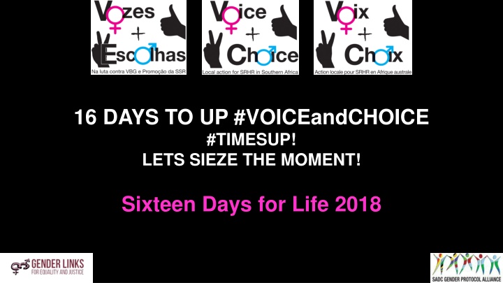 16 days to up voiceandchoice timesup lets sieze n.w