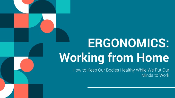ergonomics working from home how to keep n.w