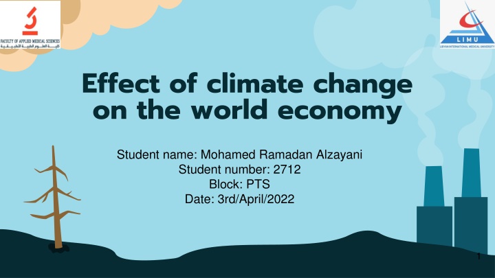 Impact of Climate Change on Global Economy