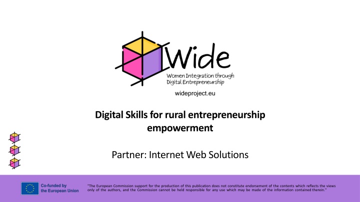 Digital Skills for Rural Entrepreneurship
