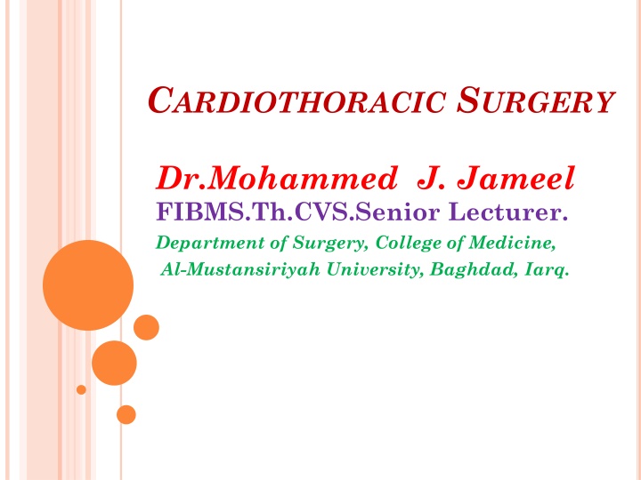 c ardiothoracic s urgery n.w