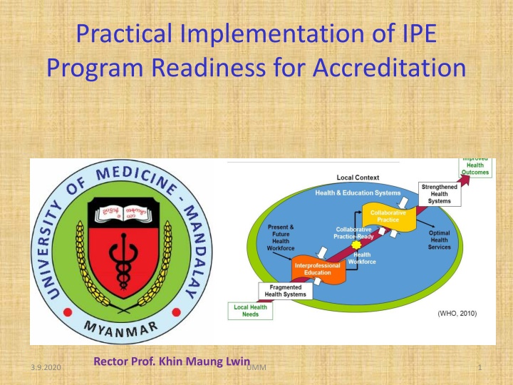 Practical Implementation of IPE Program Readiness for Accreditation