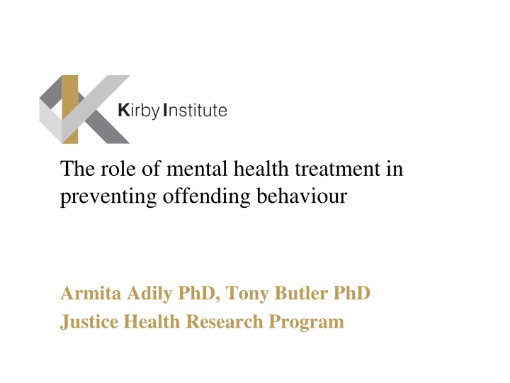 the role of mental health treatment in preventing n.w