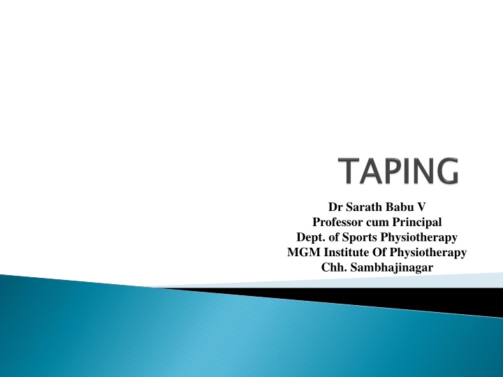 Benefits of Proper Taping in Sports Injury Rehabilitation