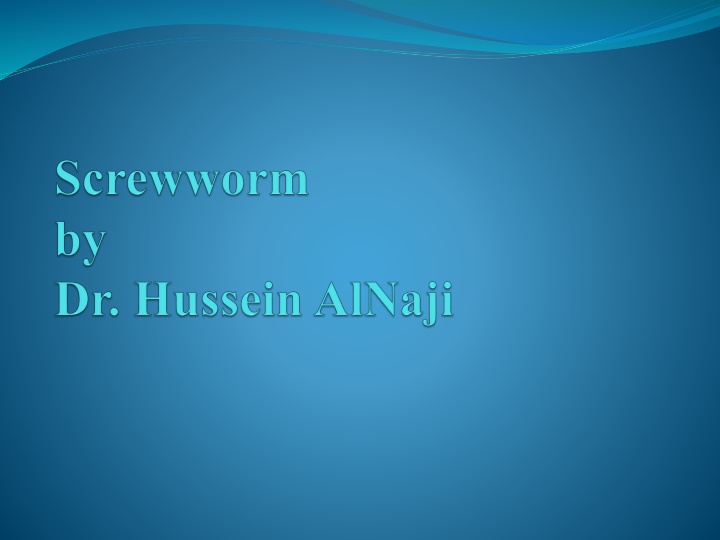 Screwworm Infestation in Animals