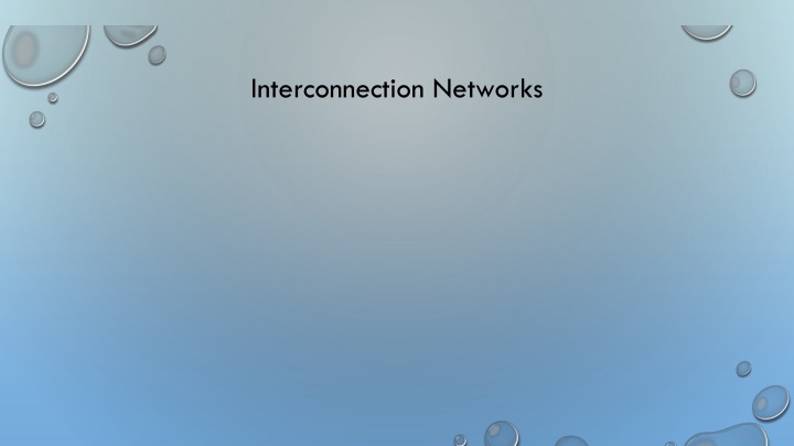interconnection networks n.w