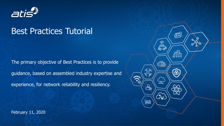 Best Practices Tutorial - Network Reliability and Resiliency