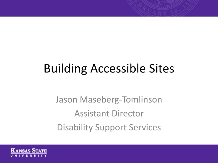 building accessible sites n.w