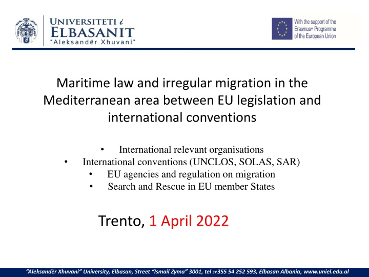 maritime law and irregular migration n.w