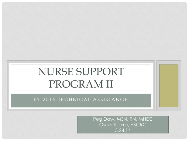 nurse support program ii n.w