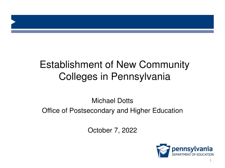 establishment of new community colleges n.w
