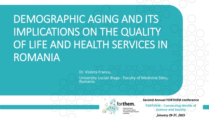 d demographic aging and its emographic aging n.w