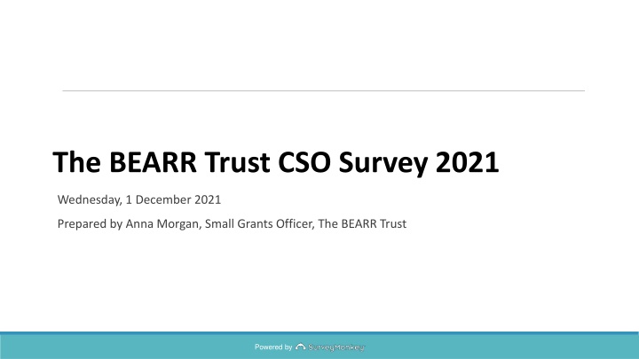 The BEARR Trust CSO Survey 2021 Summary & Insights
