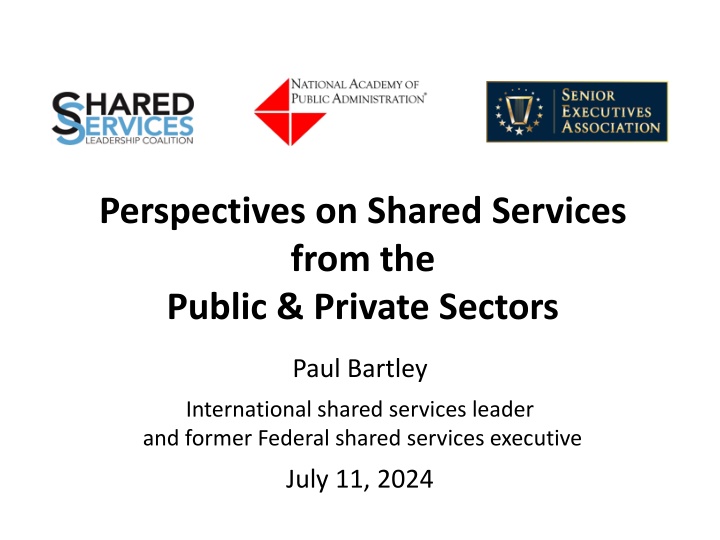 perspectives on shared services from the public n.w