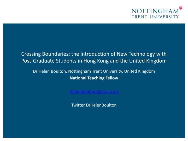 crossing boundaries the introduction n.w