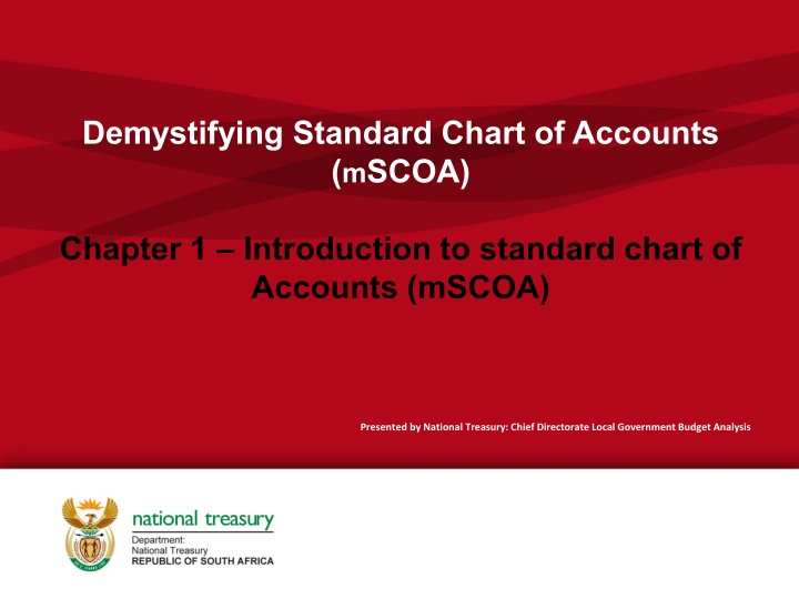 Demystifying mSCOA for Local Government Financial Reform