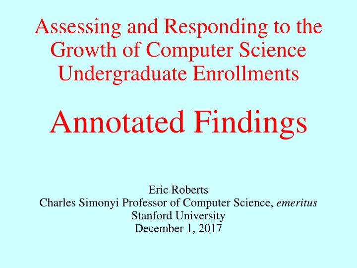 assessing and responding to the growth n.w