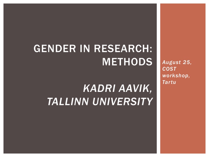 gender in research n.w