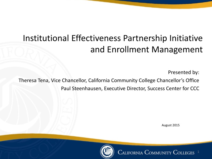 institutional effectiveness partnership n.w