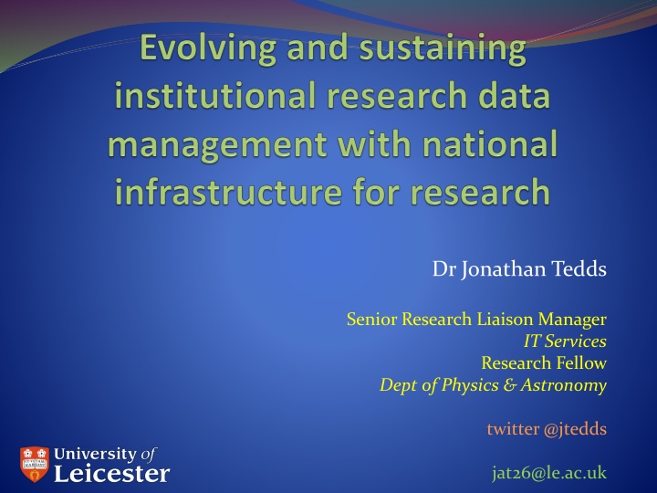 Transforming Data Management for Scientific Discovery