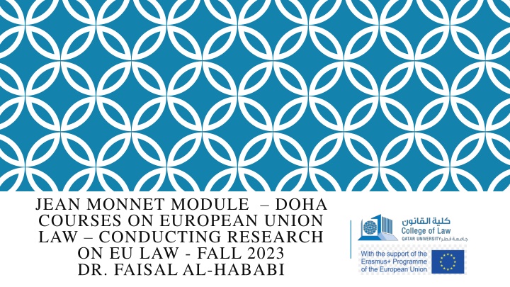 Conducting Research on European Union Law - Fall 2023