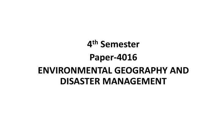 Approaches in Studying Human-Environment Relationship