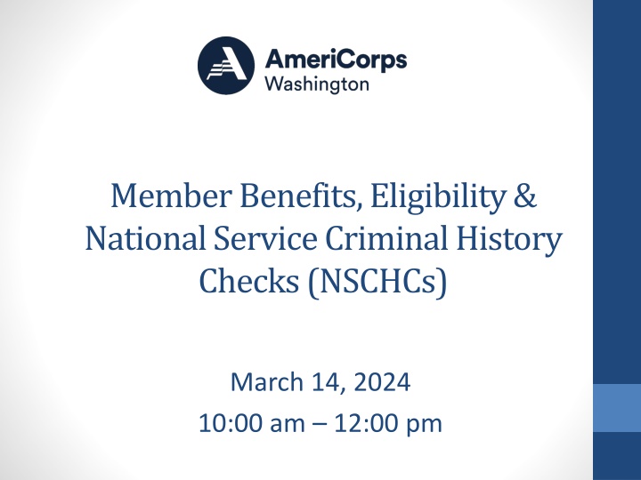 member benefits eligibility national service n.w