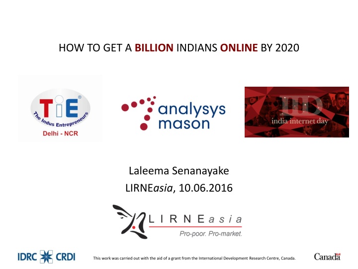 how to get a billion indians online by 2020 n.w
