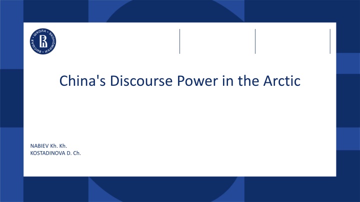 china s discourse power in the arctic n.w